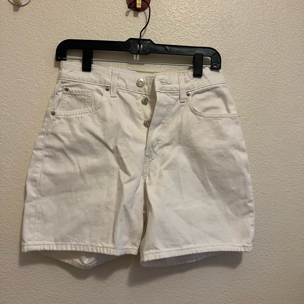 White Bermuda Shorts